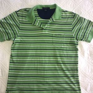 Daniel Cremieux green/blue s/s polo L EUC